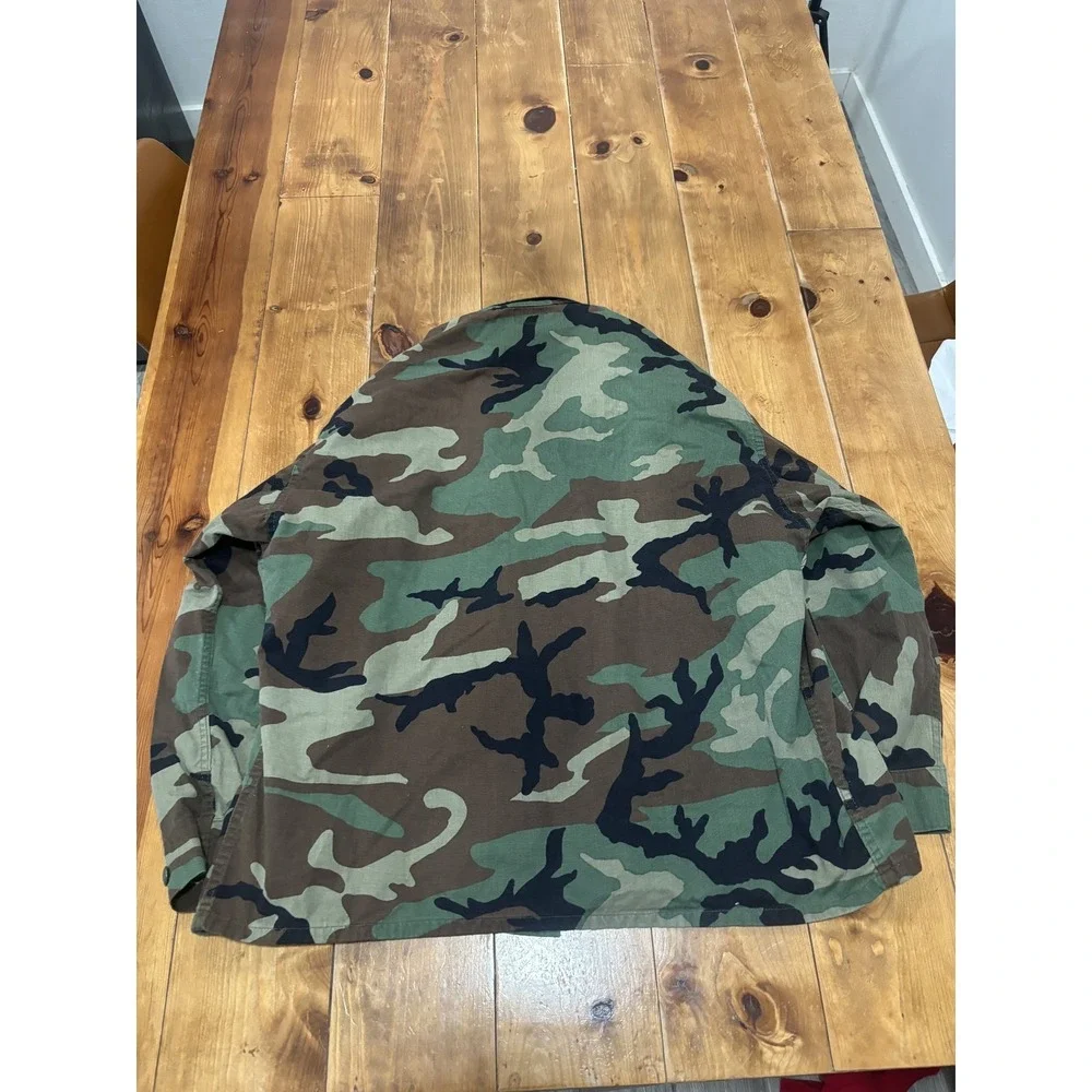 US Military BDU Woodland Camo Jacket Coat XX-Large Regular Original Issue NSN